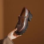 Crafted Luxury: Handcrafted Genuine Leather Women's Shoes(Egupai8883123)