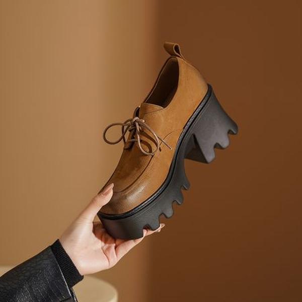 Handcrafted Genuine Leather Women's Shoes - Timeless Elegance and Luxurious Quality(Egupai8883125)