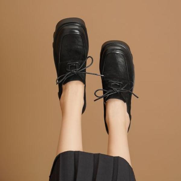 Handcrafted Genuine Leather Women's Shoes - Timeless Elegance and Luxurious Quality(Egupai8883125)