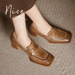 Luxurious Handcrafted Leather Women's Shoes(Egupai8883138)