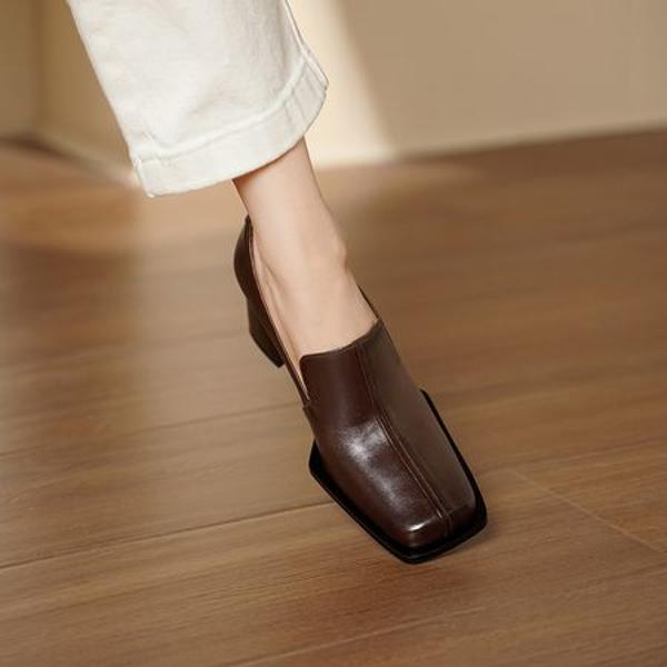 Handcrafted Leather Women's Shoes: Elegance Meets Luxury Quality(Egupai8883139)