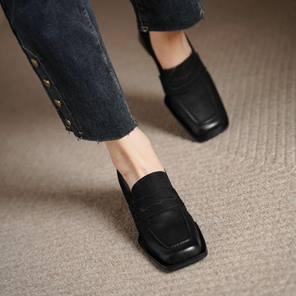 Exquisite Handcrafted Leather Women's Shoes: Elegant Luxury Craftsmanship(Egupai8883141)