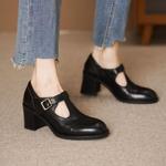 Handcrafted Leather Women's Shoes: Elegant Luxury Craftsmanship(Egupai8883119)