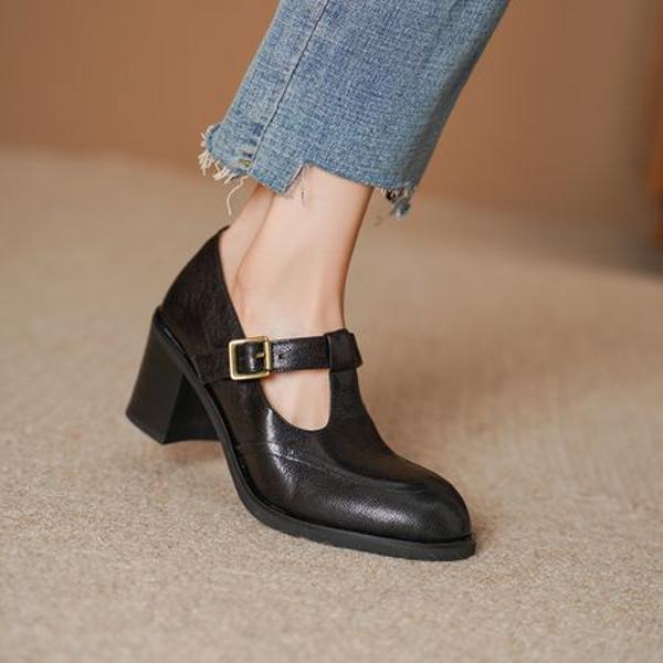 Exquisite Handmade Leather Women's Shoes: Elegance Meets Luxury Craftsmanship(Egupai8883120)