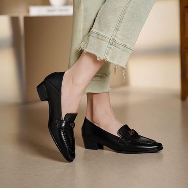 Exquisite Handcrafted Leather Heels: Luxury and Elegance Combined(Egupai8883131)