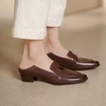 Exquisite Handcrafted Leather Heels: Luxury and Elegance Combined(Egupai8883131)