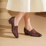 Handcrafted Leather Women's Shoes: Luxurious Elegance in Every Stitch(Egupai8883132)