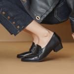 Handcrafted Leather Women's Shoes: Luxurious Elegance in Every Stitch(Egupai8883132)