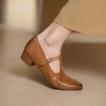 Handcrafted High-End Leather Women's Shoes: Elegance in Every Stitch(Egupai8883133)