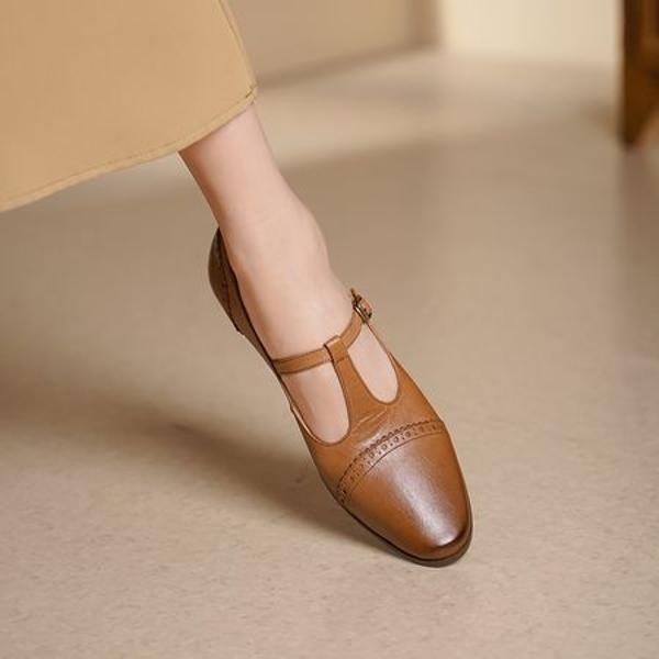 Handcrafted High-End Leather Women's Shoes: Elegance in Every Stitch(Egupai8883133)