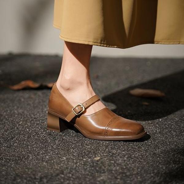 Luxury Handmade Leather Women's Shoes - Elegance Defined(Egupai8883156)