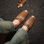 Elegant Handcrafted Genuine Leather Shoes: Luxury & Quality Craftsmanship(Egupai8883149)