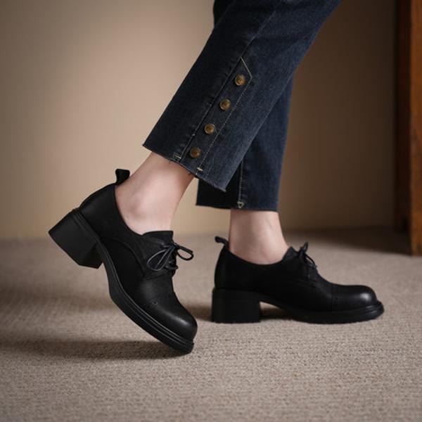 Exquisite Handcrafted Leather Women's Shoes for Elegant Style(Egupai8883172)