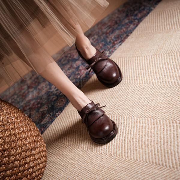 Luxurious Handcrafted Leather Women's Shoes(Egupai8883173)