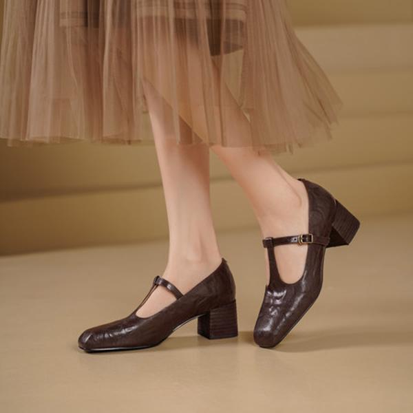 Handcrafted Luxury Leather Women's Shoes - Exquisite Craftsmanship & Elegance(Egupai8883163)