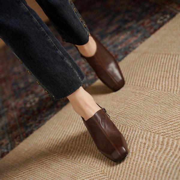 Handcrafted Luxurious Leather Women's Shoes - Elegance Redefined(Egupai8883161)