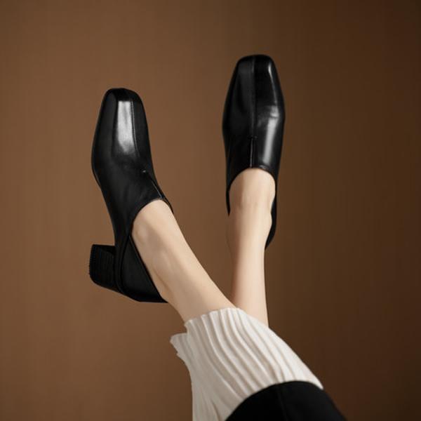 Elegant Handcrafted Leather Women's Shoes - Luxurious Quality(Egupai8883160)