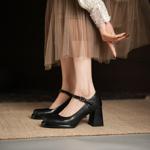 Elegant Luxury Handcrafted Genuine Leather Women's Shoes(Egupai8883170)