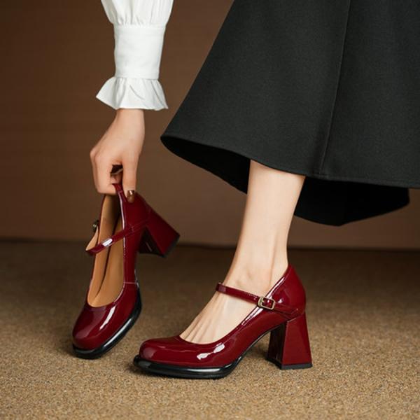 Handcrafted Leather Women's Shoes: Elegance Redefined(Egupai8883167)