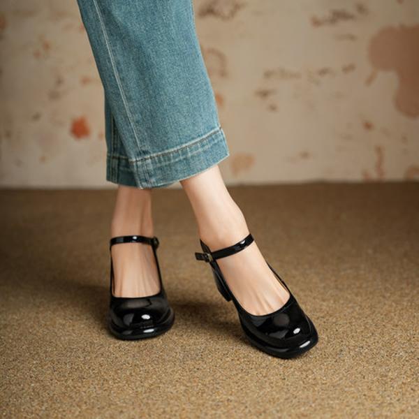 Handcrafted Leather Women's Shoes: Elegance Redefined(Egupai8883167)