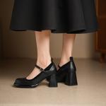 Luxurious Handcrafted Leather Women's Shoes for Elegant Style(Egupai8883166)