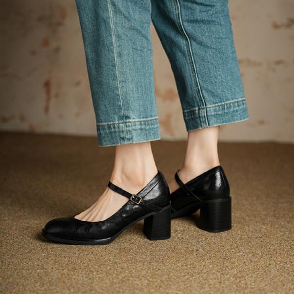 Elegant Luxury Handcrafted Genuine Leather Women's Shoes with Premium Craftsmanship(Egupai8883175)