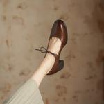 Handcrafted Luxury Genuine Leather Women's Shoes(Egupai8883181)