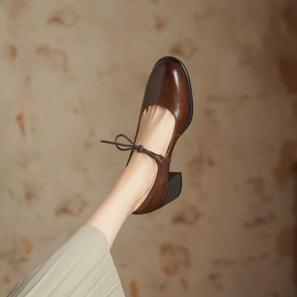 Handcrafted Luxury Genuine Leather Women's Shoes(Egupai8883181)