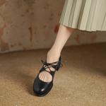 Handcrafted Luxury Leather Women's Shoes: Elegance in Every Detail(Egupai8883179)