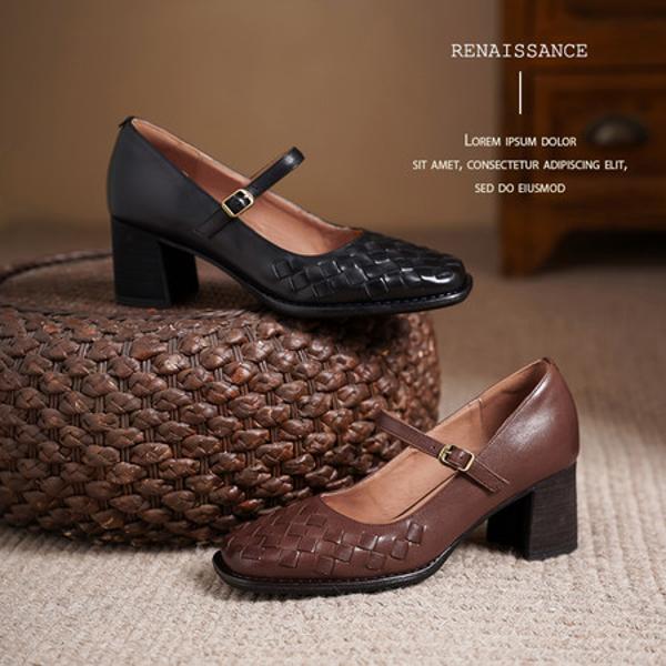 Exquisite Handmade Leather Women's Shoes: Luxury Style & Craftsmanship(Egupai8883189)