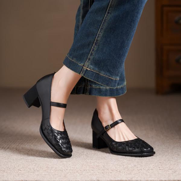 Exquisite Handmade Leather Women's Shoes: Luxury Style & Craftsmanship(Egupai8883189)