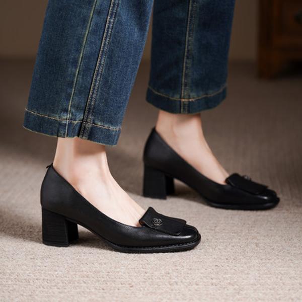 Exquisite Handcrafted Leather Women's Shoes: Elevate Elegance and Luxury(Egupai8883188)