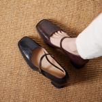 Elegant Handcrafted Leather Women's Shoes: Luxury in Every Stitch(Egupai8883187)