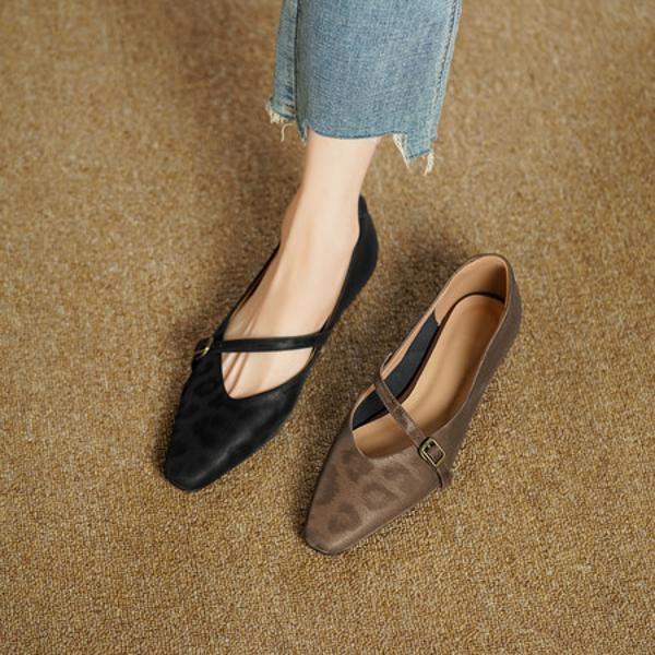 Luxurious Handcrafted Genuine Leather Women’s Shoes: Elegance in Every Step(Egupai8888月-93)