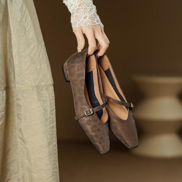 Luxurious Handcrafted Genuine Leather Women’s Shoes: Elegance in Every Step(Egupai8888月-93)