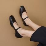 Elegant Handmade Genuine Leather Women's Shoes - Luxurious Craftsmanship(Egupai8883128)