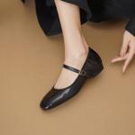 Elegant Handmade Genuine Leather Women's Shoes - Luxurious Craftsmanship(Egupai8883128)