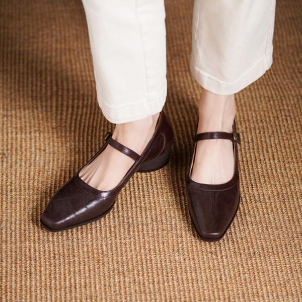 Luxury Handmade Genuine Leather Women's Shoes - Elegance Redefined(Egupai8883185)