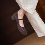 Luxury Handmade Genuine Leather Women's Shoes - Elegance Redefined(Egupai8883185)