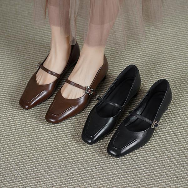 Luxurious Handcrafted Leather Women’s Shoes(Egupai8883203)