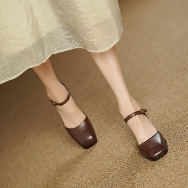 Exquisite Handmade Genuine Leather Women's Shoes - Luxury Craftsmanship Unveiled(Egupai8883196)