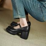 Handcrafted Leather Women's Shoes: Luxurious Elegance Unveiled(Egupai8883228)