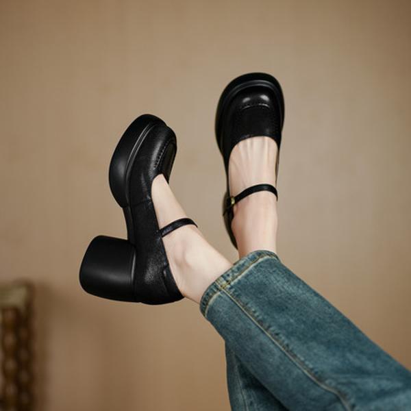 Handcrafted Leather Women's Shoes: Luxurious Elegance Unveiled(Egupai8883228)