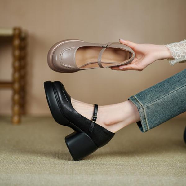 Handcrafted Leather Women's Shoes: Luxurious Elegance Unveiled(Egupai8883228)