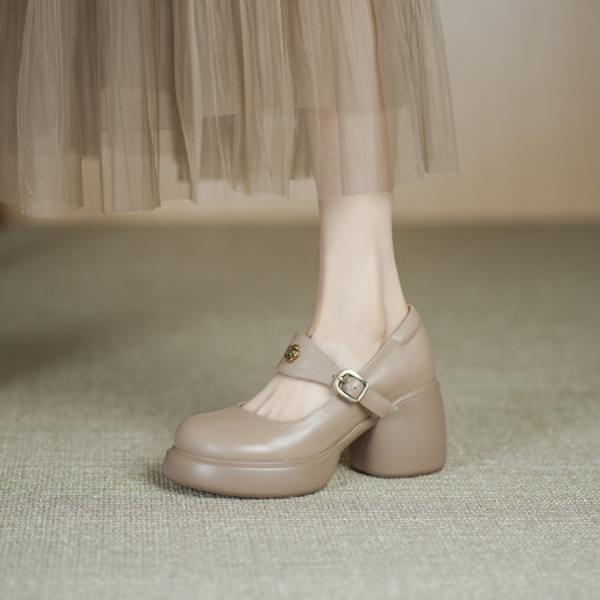 Elevate Your Elegance with Handcrafted Luxurious Leather Heels(Egupai8883229)