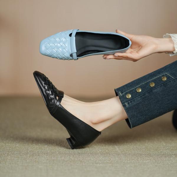 Handcrafted Luxury Leather Women's Shoes: Elegance in Every Stitch(Egupai8883209)