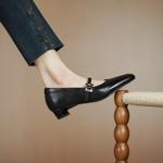 Handcrafted Luxury Genuine Leather Women’s Shoes - Elegance Redefined(Egupai8883210)