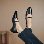 Handcrafted Luxury Genuine Leather Women’s Shoes - Elegance Redefined(Egupai8883210)