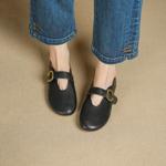 Luxury Handmade Leather Women's Shoes with Elegant Craftsmanship(Egupai8883231)