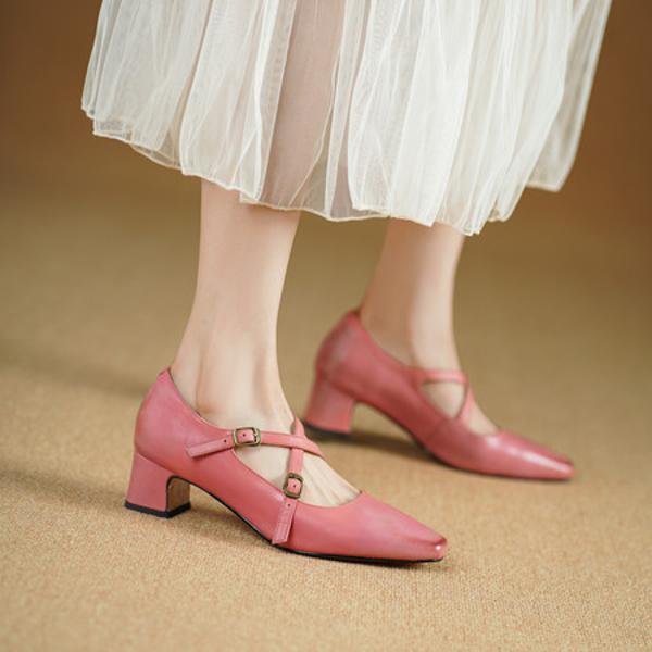 Exquisite Handmade Leather Women's Shoes: Luxury Craftsmanship and Timeless Elegance(Egupai8883259)